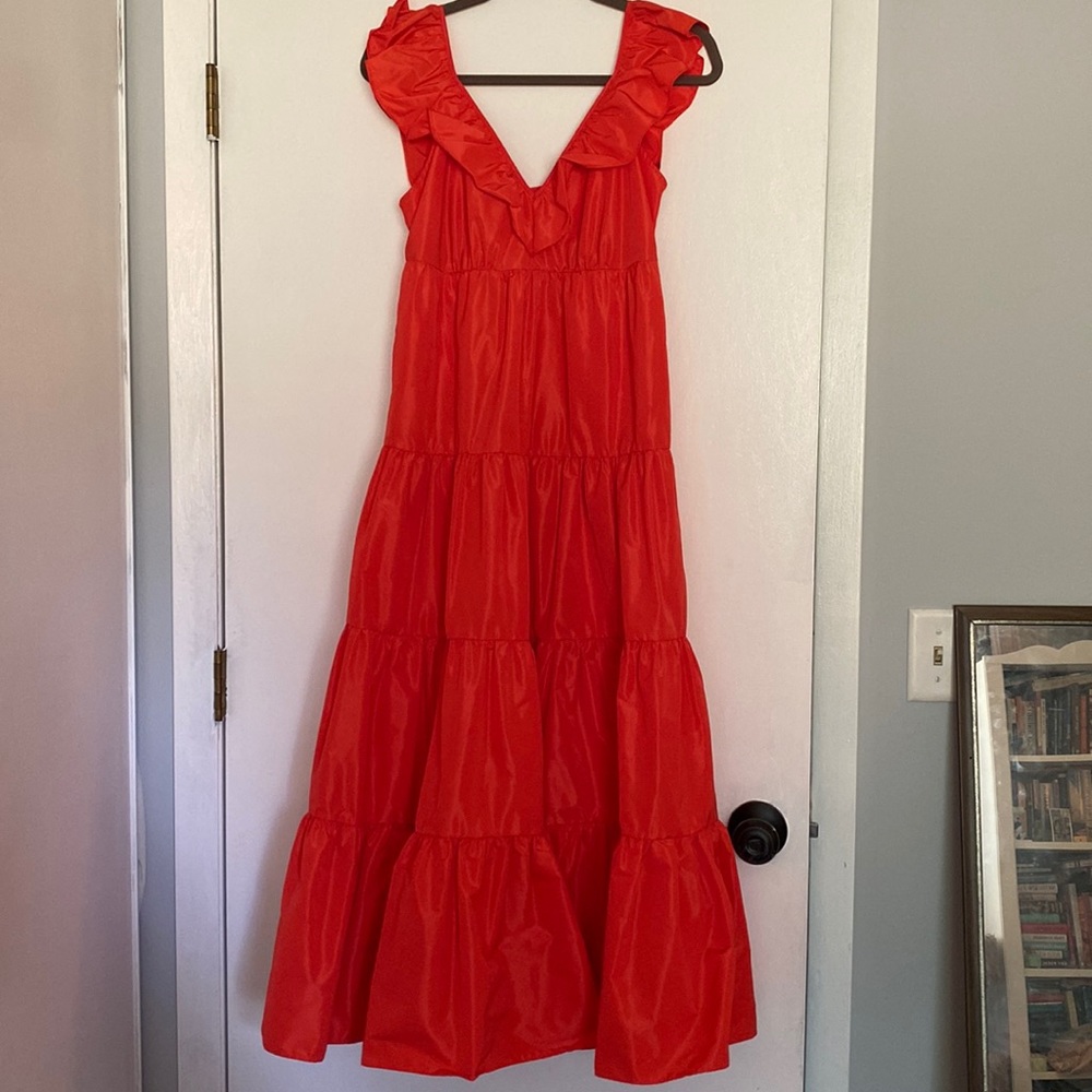 J. Crew ruffle dress